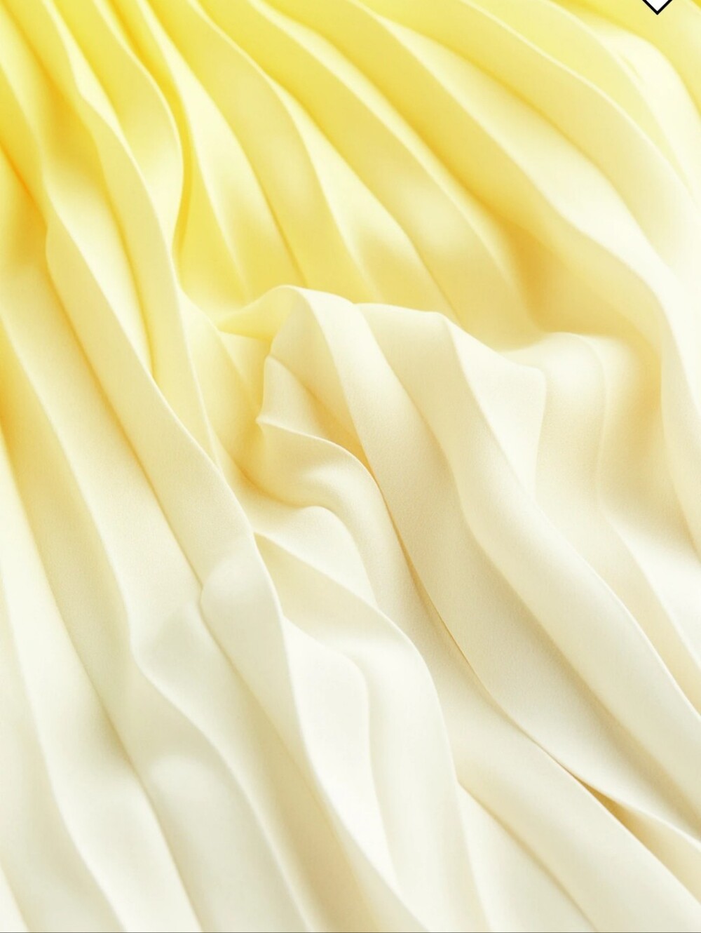 NWT H&M Ombre Pleated Maxi Skirt Yellow Size XL - Picture 12 of 13